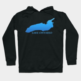 Lake Ontario Great Lakes Outline Hoodie